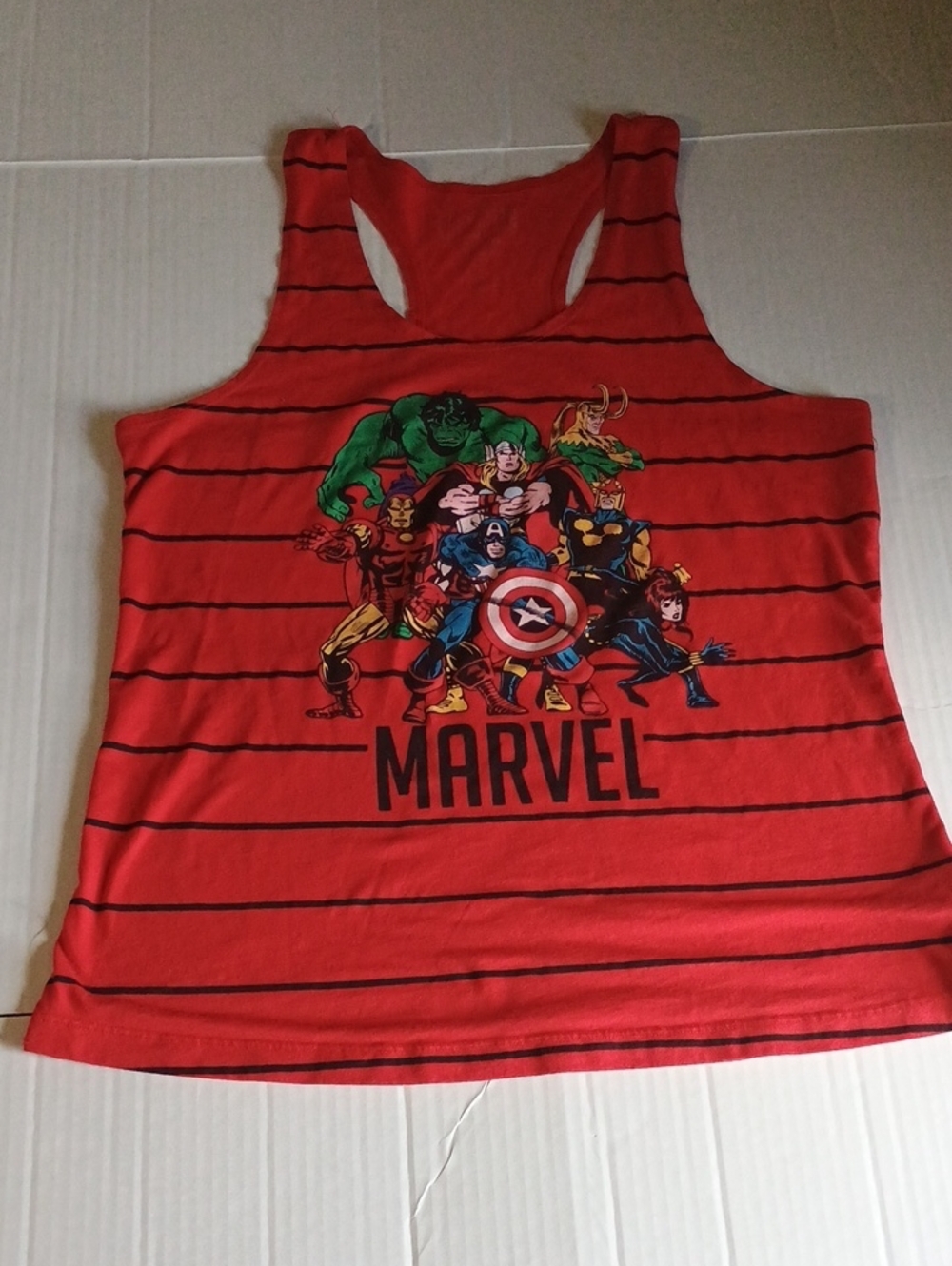 Marvel Racerback Tank Top Womans XL